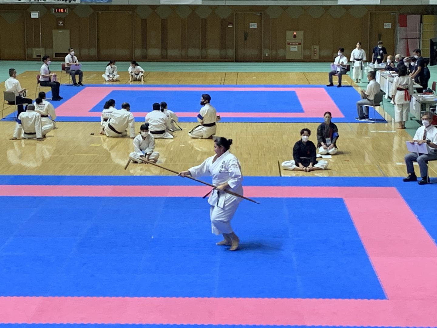 Adultes 1 Bo - Emilie en 1/4 de finale - Okinawa karate world championships 2022
