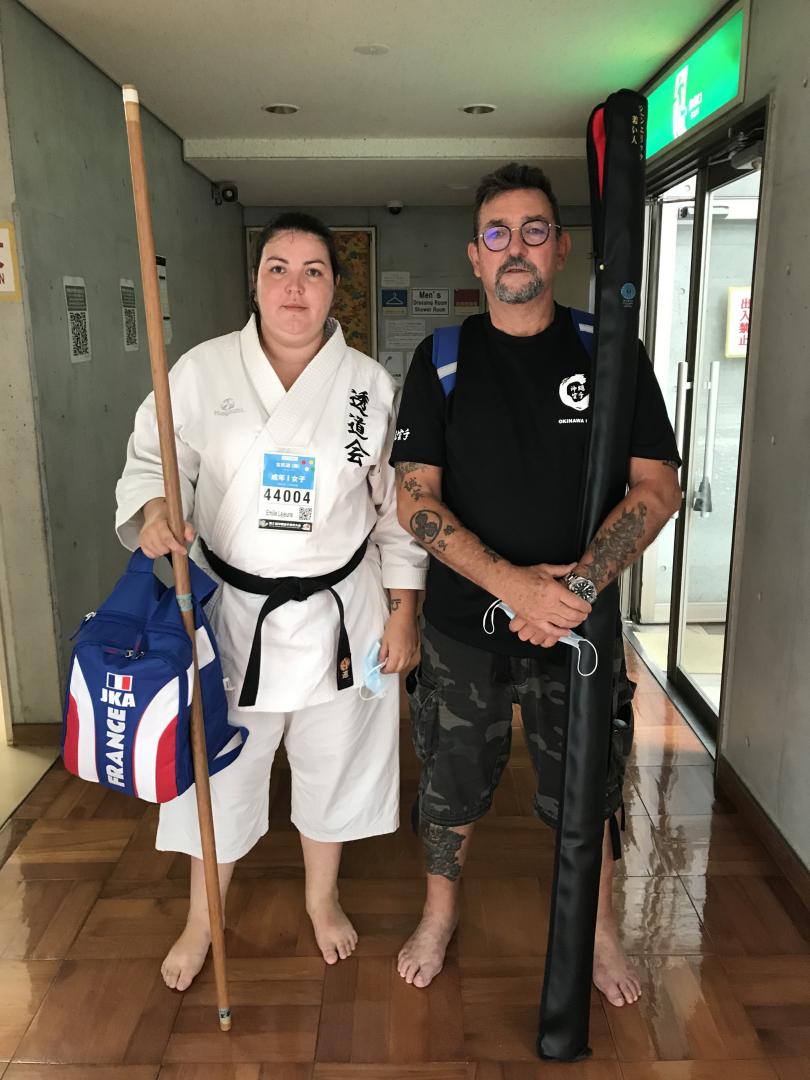 Emilie et Eric - Okinawa karate world championships 2022